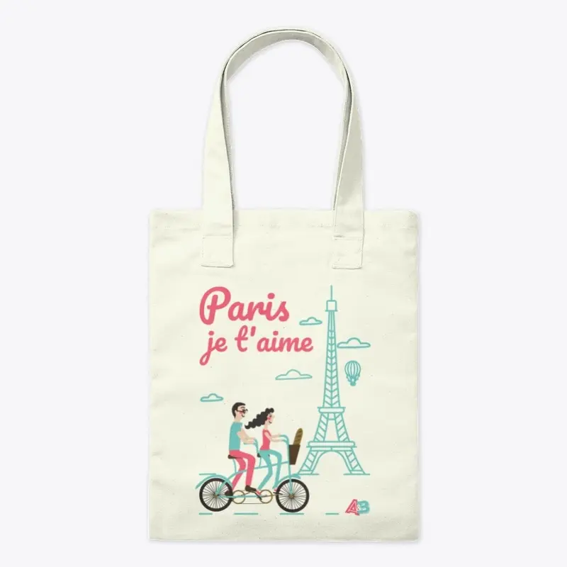 PARIS JE T'AIME A&B BAG